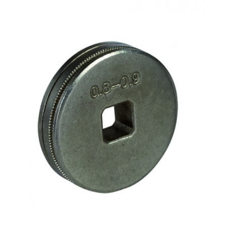 Galet d&rsquo;entra&icirc;nement pour acier / acier inoxydable &Oslash; 0,6 - 0,8-0,9 mm