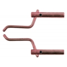2 bras droits 120 mm + 2 &eacute;lectrodes inclin&eacute;es &Oslash; 12 mm Modular 230 et 400 Telwin
