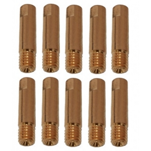 10 tubes de contact TRAFIMET pour acier-inox avec filetage M6