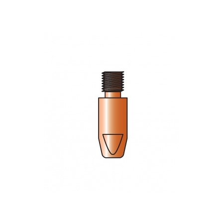 10 tubes contacts en cuivre pour le soudage de l&rsquo;acier M8