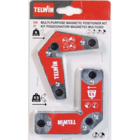 Kit de 2 supports magn&eacute;tiques Telwin