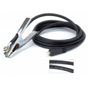Pinza di massa 300 A + cavo 25 mm&sup2; 4 m Sacit