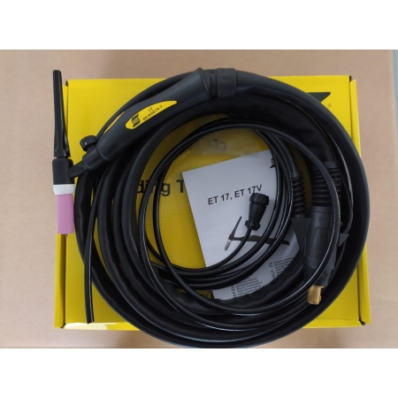 Torche TIG 17V avec connecteur &agrave; 8 broches pour ESAB Rebel EMP 215 ic et Rogue EMP210 Pro