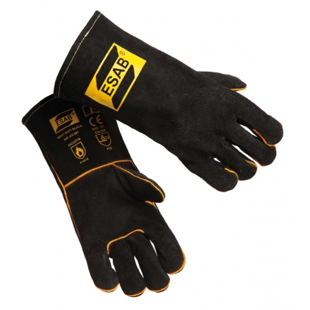 Gants noirs Esab pour travaux lourds