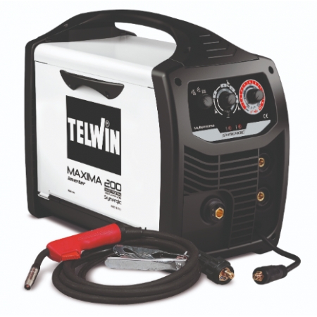 TELWIN Maxima 200 Synergic | Poste &agrave; souder multiproc&eacute;d&eacute;s (MMA, MIG/MAG, TIG)