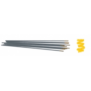 10 &eacute;lectrodes en tungst&egrave;ne au lanthane OR pour soudage TIG universel, longueur 175 mm