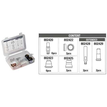 Bo&icirc;te de consommables pour la technologie Plasma 41XT