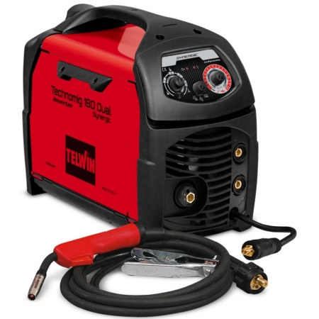 TELWIN Technomig 180 Dual Synergic Multiprocess welding machine (MMA, MIG MAG, TIG)