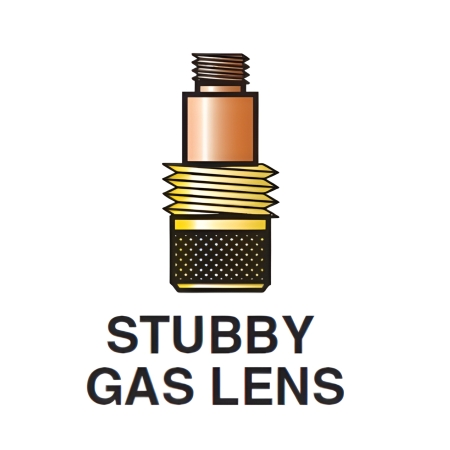 2 diffuseurs STUBBY GAS LENS pour torche TIG 17-18-26