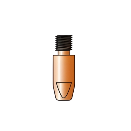 10 tubes contacts CuCrZr M8 pour le soudage de l&rsquo;acier