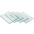Verre transparent 98x75 pour masque à casque.