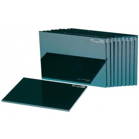 Verre inactinique 98x75 DIN 11 pour masque de soudage
