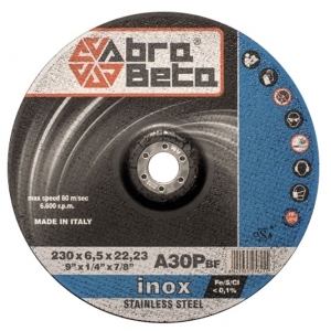 Disque de &Eacute;barbage INOX Abra Beta A36N Argent