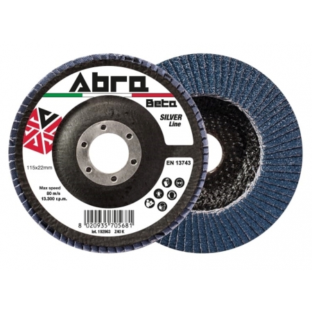 Disques &agrave; lamelles Abra Beta support en fibre de verre Silver