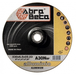 Disques abrasifs d'&eacute;bavurage Abra Beta A30N pour aluminium