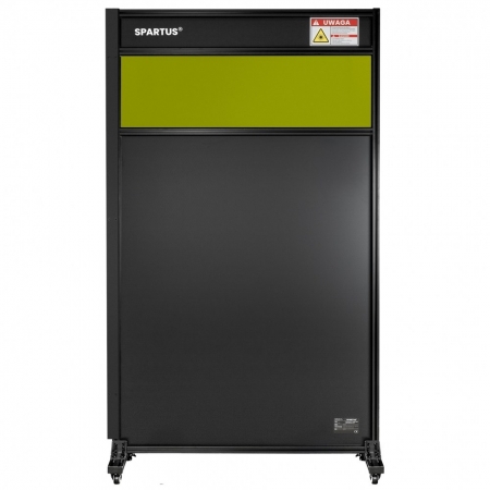 Screen 1100x2000 with viewing window and connector for laser welding cells