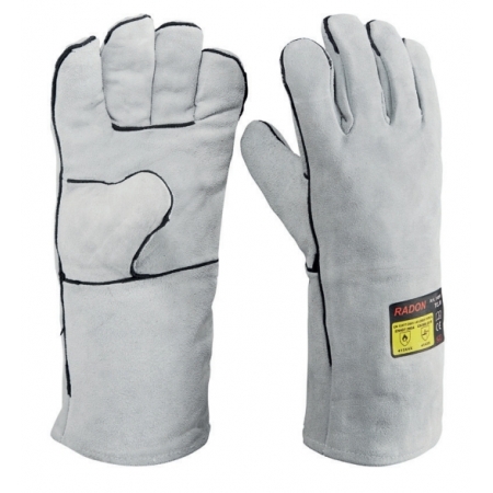 Gants de soudeur doubl&eacute;s gris Taille 10