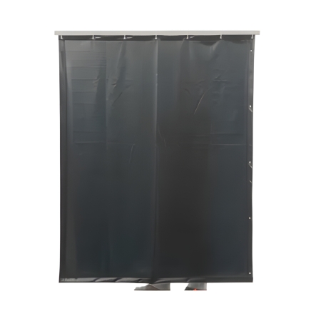 Rideau de soudage vert fonc&eacute; T9 CEPRO 1400 x h1800 avec crochets inclus