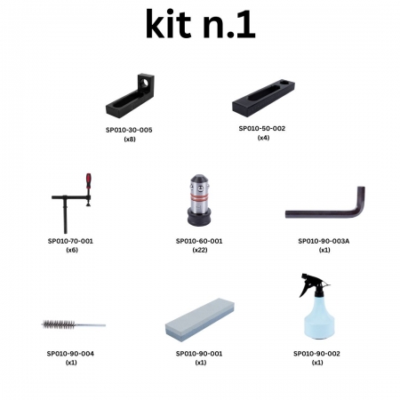 Kit No. 1 for welding table 28mm holes