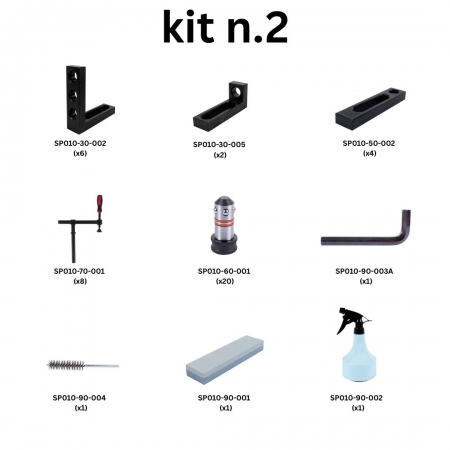 Kit N.2 for welding table with 28mm holes