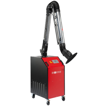 Mobile welding fume extractor UNI 2.2, with a 3-metre articulated arm by Armotech