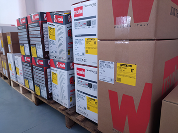 stock of welding machines